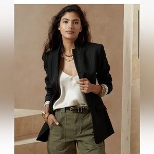 Banana Republic Riding Jacket // Black